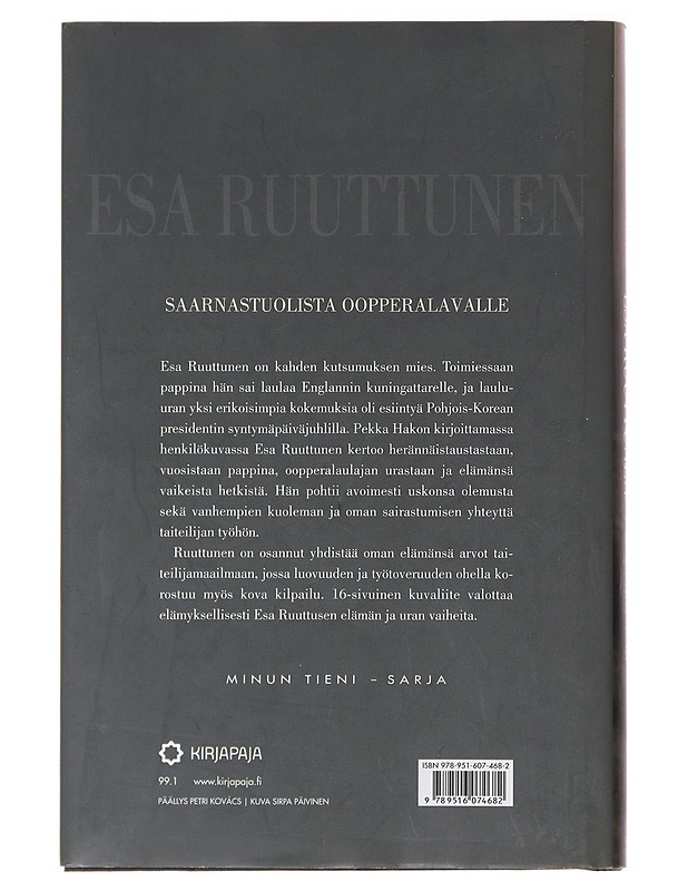 Esa Ruuttunen : oopperapappi - Pekka Hako - Elämäkerrat ja muistelmat - 10105493397 - 1