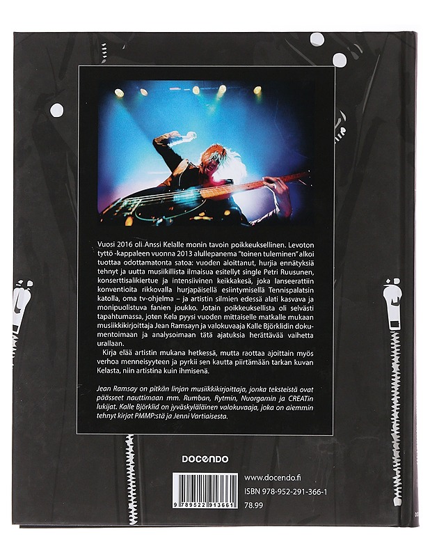 Anssi Kela : kosketusetäisyydellä - Ramsay, Jean - Musiikki- ja elokuvakirjat - 10105493415 - 1