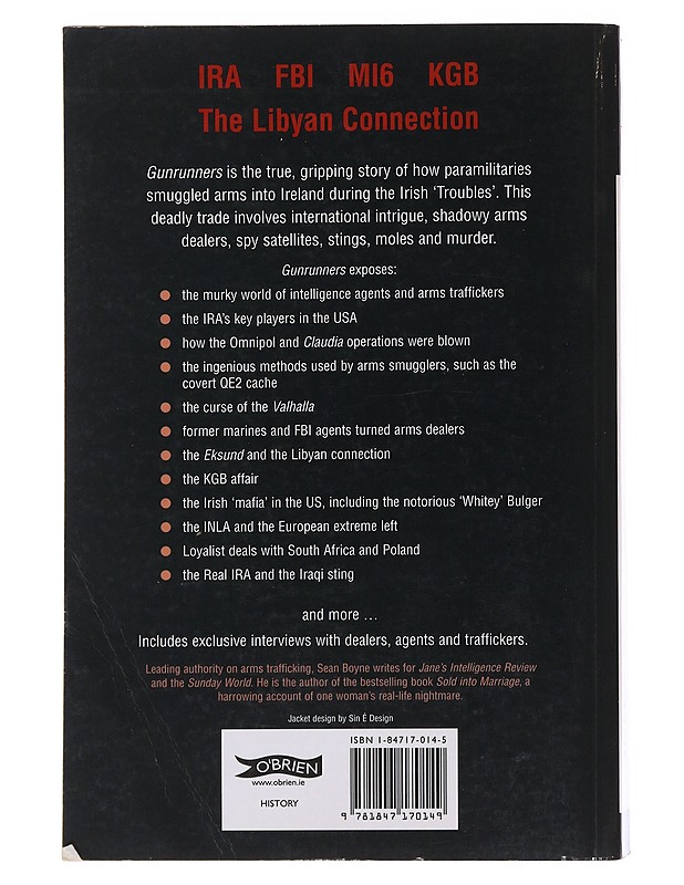 Gunrunners - Sean Boyne - Historiakirjat - 10105493420 - 1