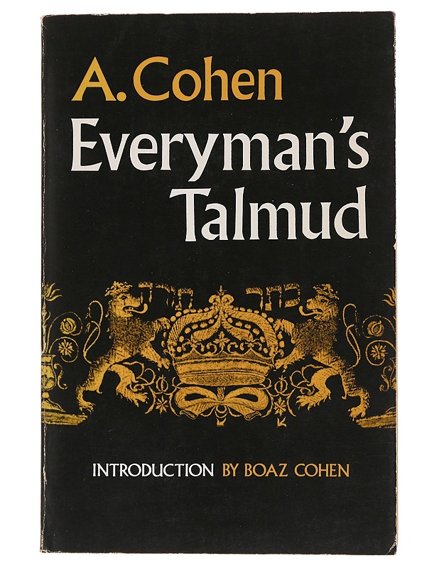 Everyman's Talmud - Cohen, A. - Tietokirjat ja oppaat - 10105493438 - 0