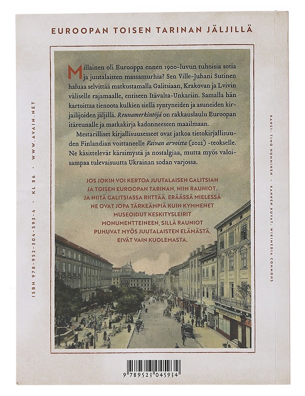 Reunamerkintöjä : kadonnutta Eurooppaa etsimässä - Ville-Juhani Sutinen - Elämäkerrat ja muistelmat - 10105493442 - 1
