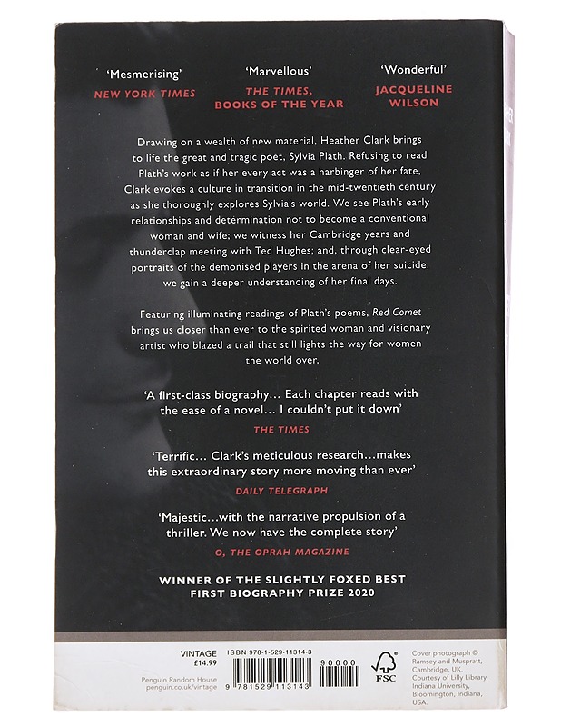 Red comet / the short life and blazing art of Sylvia Plath - Heather Clark - Elämäkerrat ja muistelmat - 10105493501 - 1