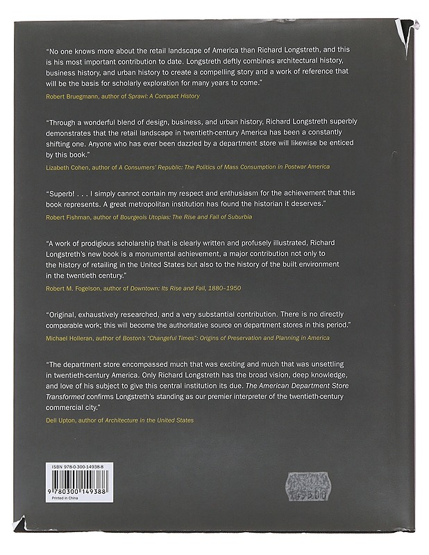 Transformed 1920 - 1960 - Richard Longstreth - Historiakirjat - 10105493508 - 1