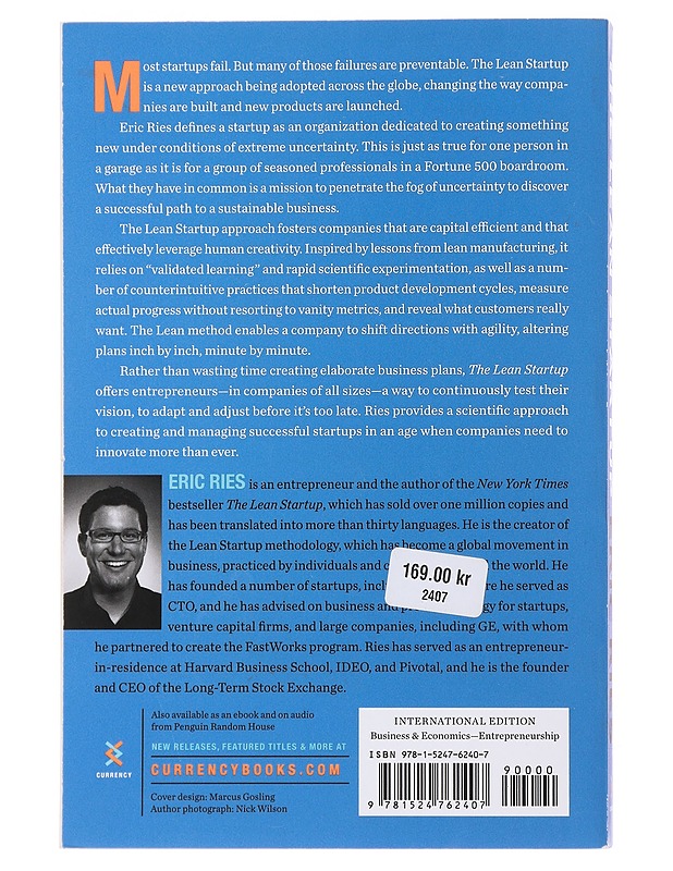 The Lean Startup - Ries, Eric - Tietokirjat ja oppaat - 10105493514 - 1