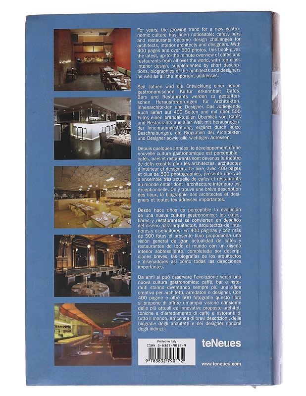 Cafe? & restaurant design - Martin Nicholas Kunz - Harrastekirjat - 10105493575 - 1