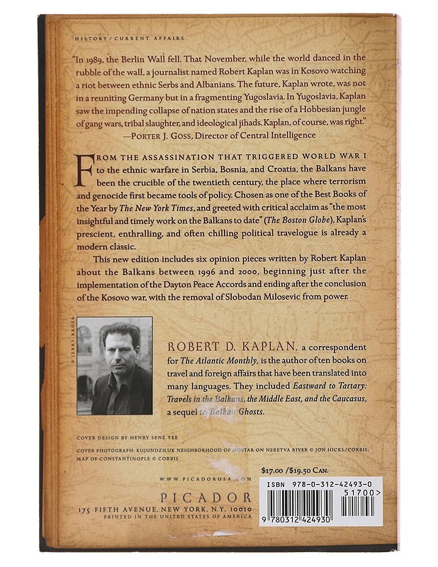 Balkan ghosts : a journey through history - Robert D. Kaplan - Historiakirjat - 10105493613 - 1
