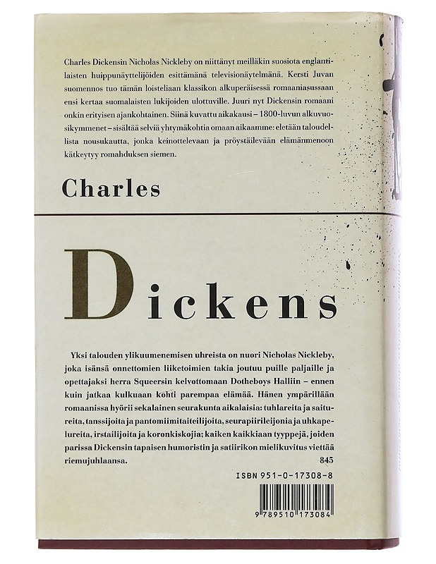 Nicholas Nicklebyn elämä ja seikkailut - Dickens,Charles - Romaanit ja novellit - 10105493624 - 1