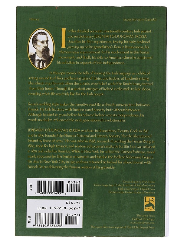 Rossa's Recollections, 1838 to 1898 - O'Donovan, Rossa - Historiakirjat - 10105493627 - 1