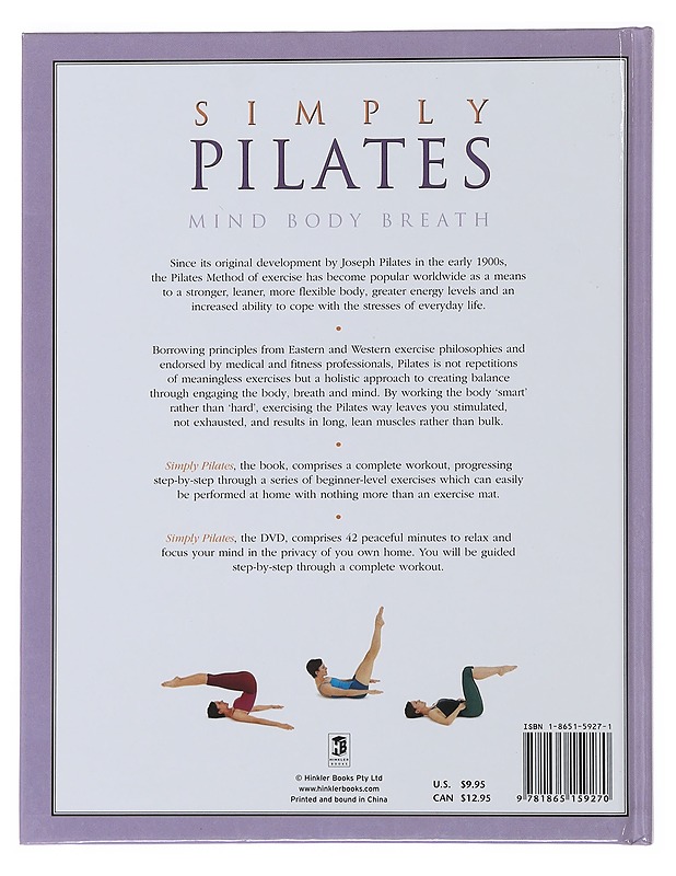 Simply pilates: book & dvd - Jennifer Pohlma - Hyvinvointikirjat - 10105493649 - 1