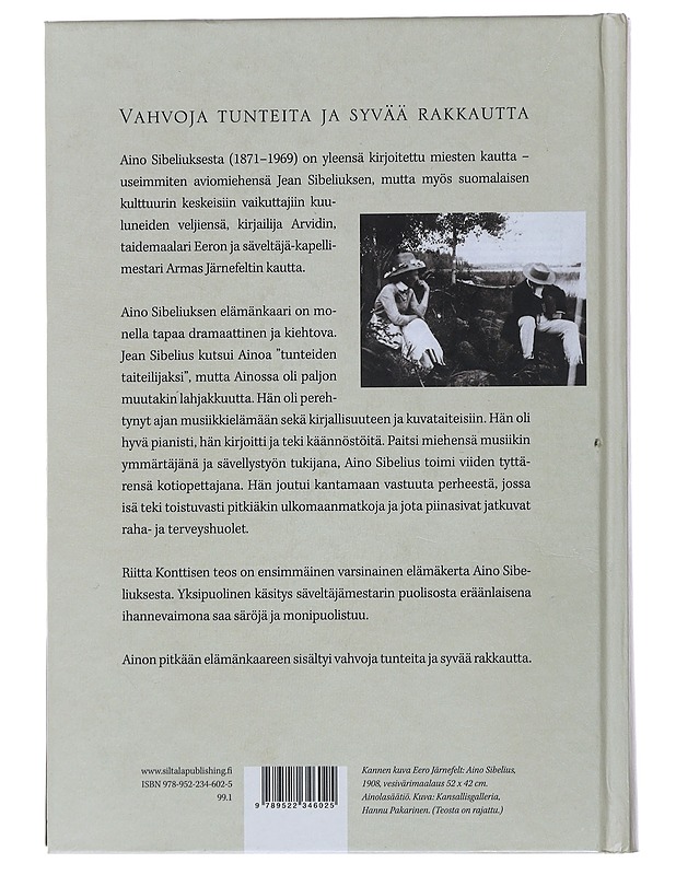 Aino Sibelius - Riitta Konttinen - Elämäkerrat ja muistelmat - 10105493683 - 1