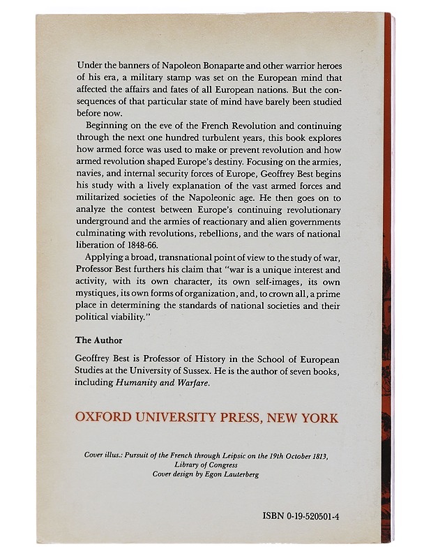 War and Society in Revolutionary Europe, 1770-1870 - Geoffrey Best - Historiakirjat - 10105493741 - 1