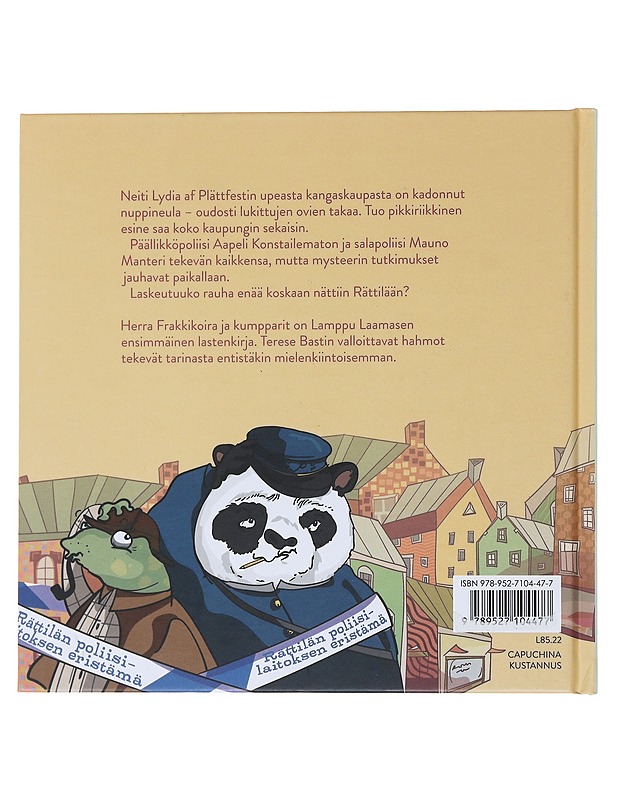 Herra Frakkikoira ja kumpparit : kadonneen nuppineulan arvoitus - Laamanen, Lamppu - Lastenkirjat - 10105493762 - 1