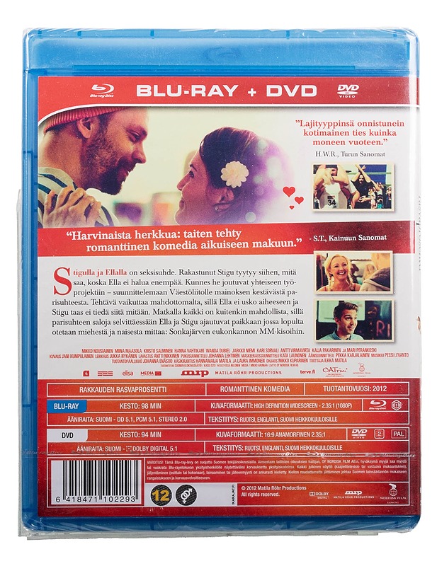 Rakkauden Rasvaprosentti - Blu-Ray + DVD - Blu-ray-levyt - 10105493770 - 1