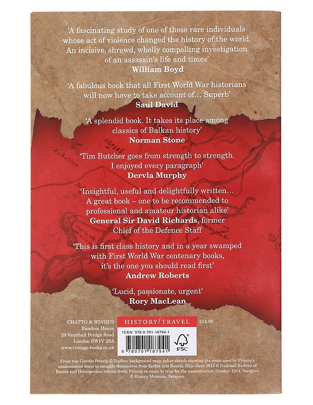 The trigger : hunting the assassin who brought the world to war - Tim Butcher - Historiakirjat - 10105493785 - 1