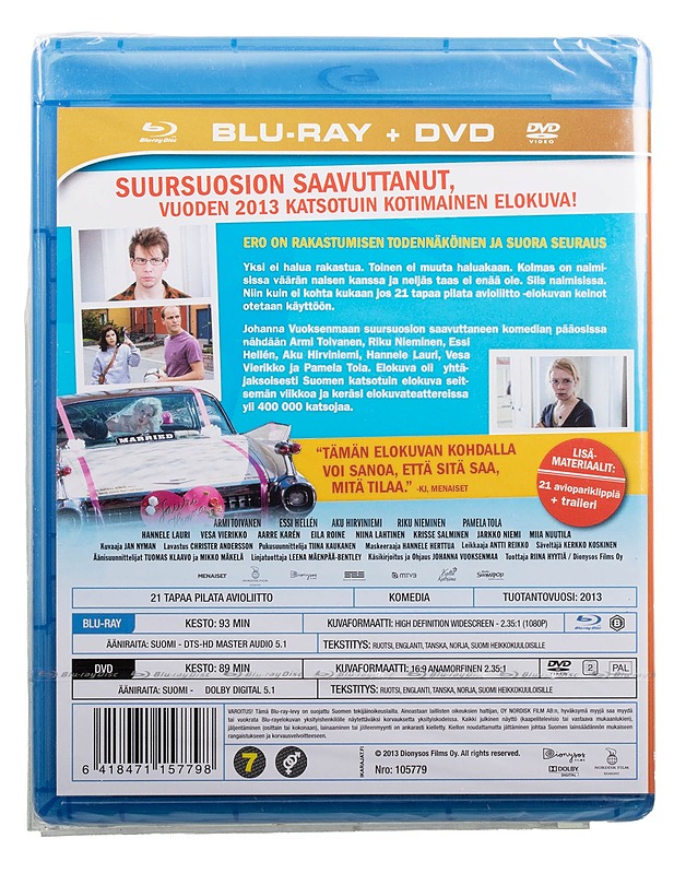 21 tapaa Pilata Avioliitto - Blu-Ray + DVD - Blu-ray-levyt - 10105493791 - 1