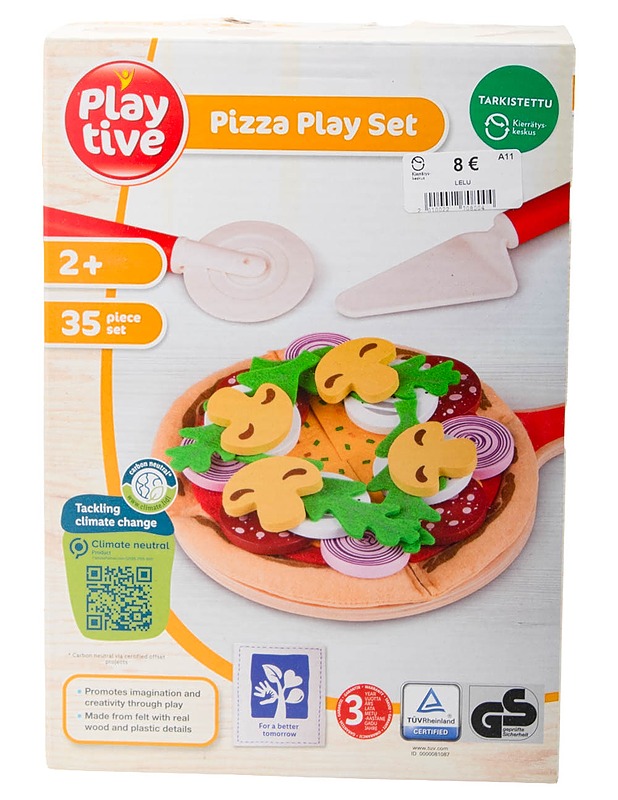 PLAYTIVE Pizza Play Set pizzalelusetti - Lasten lelut - 10105493822 - 0