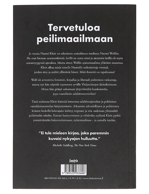 Kaksoisolento - Klein, Naomi - Elämäkerrat ja muistelmat - 10105493821 - 1