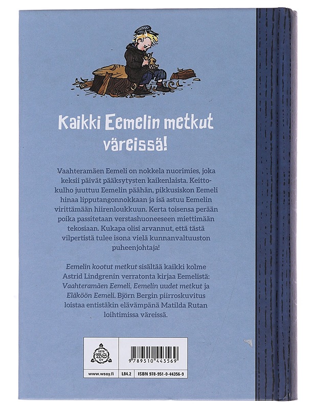 Eemelin kootut metkut - Lindgren, Astrid - Lastenkirjat - 10105493853 - 1