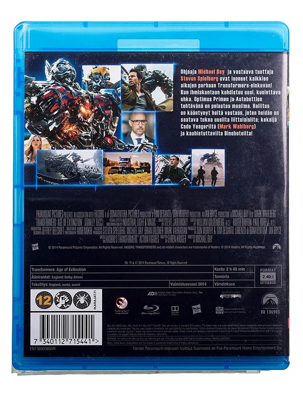 Transformers: Age of Extinction - blu-ray - Blu-ray-levyt - 10105493870 - 1