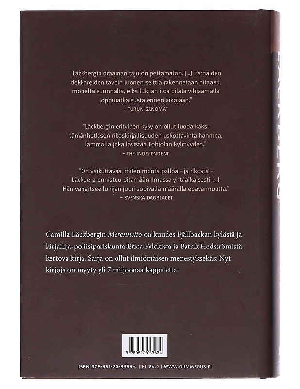 Merenneito - Läckberg, Camilla - Jännitys ja dekkarit - 10105493868 - 1