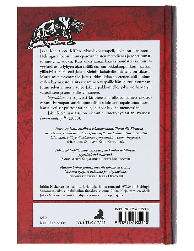 Sapelikissa - Jukka Niskanen - Jännitys ja dekkarit - 10105493894 - 1