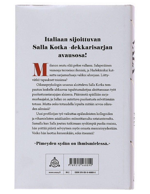 Italialainen peli - Vera Vala - Jännitys ja dekkarit - 10105493901 - 1