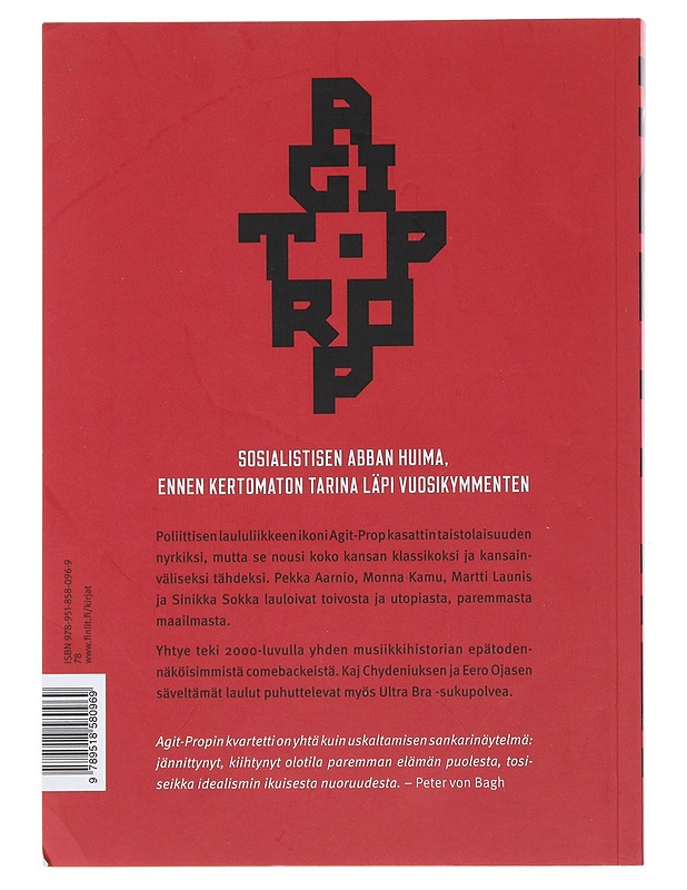 Agit-Prop : lauluja utopiasta - Jouko Aaltonen - Elämäkerrat ja muistelmat - 10105493916 - 1