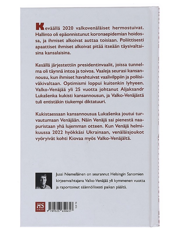 Valko-Venäjä : haava Euroopan sydämessä - Jussi Niemeläinen - Historiakirjat - 10105493953 - 1