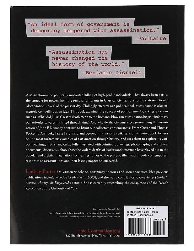 Assassination: A History of Political Murder - Historiakirjat - 10105493989 - 1