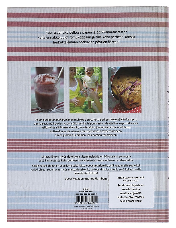 Papu, porkkana ja hillopulla : kasvisruokaa perheelle - Kiskola, Marianne - Ruokakirjat - 10105493985 - 1