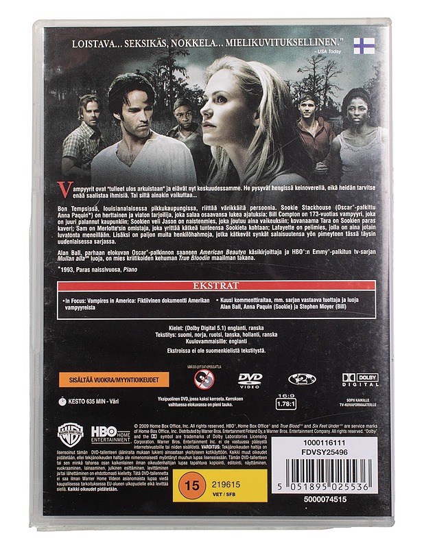 True blood: ensimmäinen tuotantokausi - DVD - Blu-ray-levyt - 10105493996 - 1