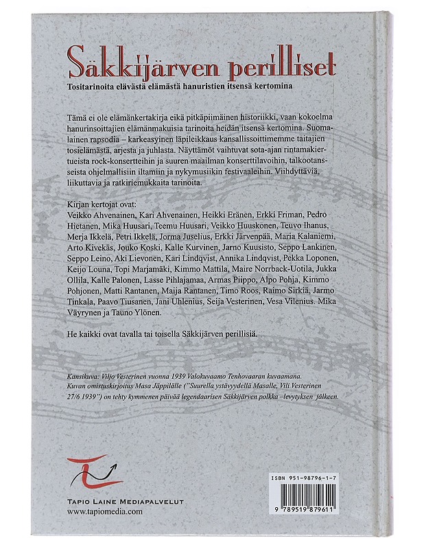 Säkkijärven perilliset : tositarinoita elävästä elämästä hanuristien itsensä kertomina - Laine, Tapio - Elämäkerrat ja muistelmat - 10105493994 - 1