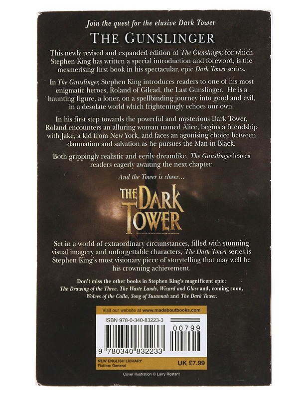 The Gunslinger - Stephen King - Fantasia- ja scifi - 10105493998 - 1