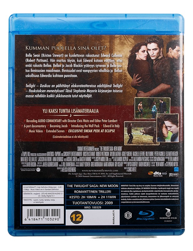 Twilight : Uusikuu - blu-ray - Blu-ray-levyt - 10105494047 - 1