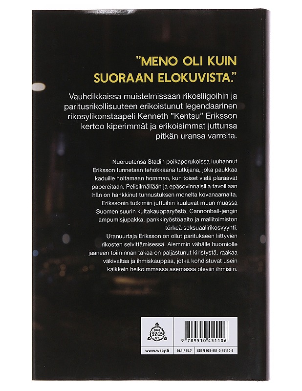 Kovat kadut : ammattirikollisten jäljillä - Björkqvist, Jeanette - Elämäkerrat ja muistelmat - 10105494053 - 1
