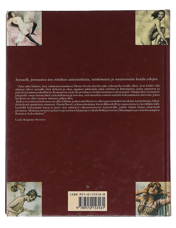 Eros - rakkauden kuvat - Ferrero, Carlo Scipione - Taide- ja kulttuurikirjat - 10105494085 - 1