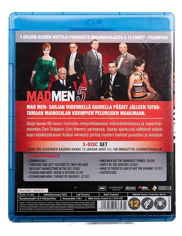 Mad Men 5. kausi - blu-ray - Blu-ray-levyt - 10105494087 - 1