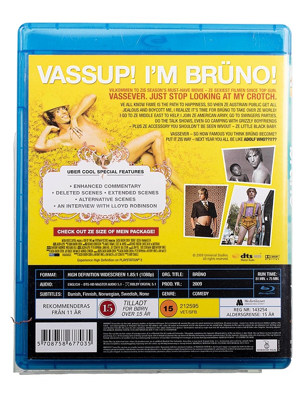 Brüno - blu-ray - Blu-ray-levyt - 10105494122 - 1