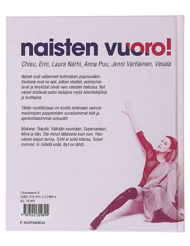 Naisten vuoro! - Chisu - Musiikki- ja elokuvakirjat - 10105494152 - 1