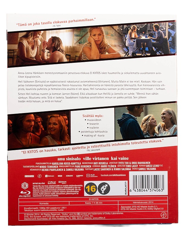 Ei kiitos - blu-ray - Blu-ray-levyt - 10105494165 - 1