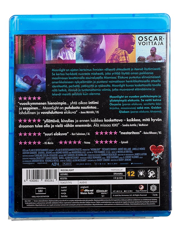 Moonlight - Blu-ray - Blu-ray-levyt - 10105494174 - 1