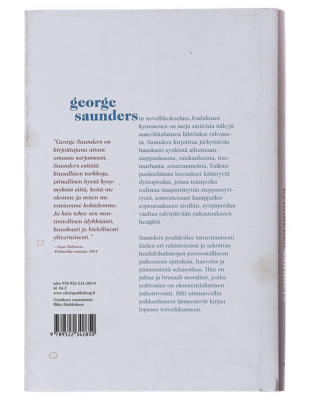 Joulukuun kymmenes - Saunders, George - Romaanit ja novellit - 10105494226 - 1