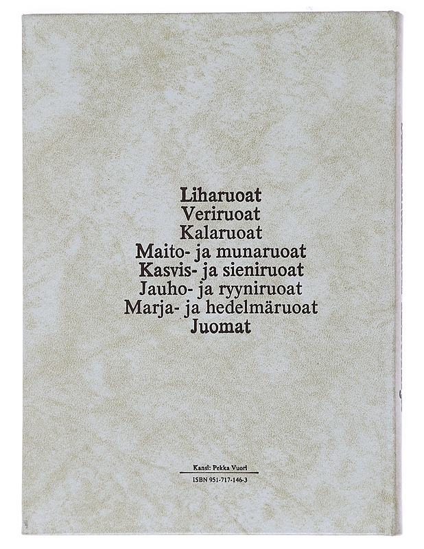 Niilo Valonen : Satakuntalainen keittokirja - Ruokakirjat - 10105494250 - 1