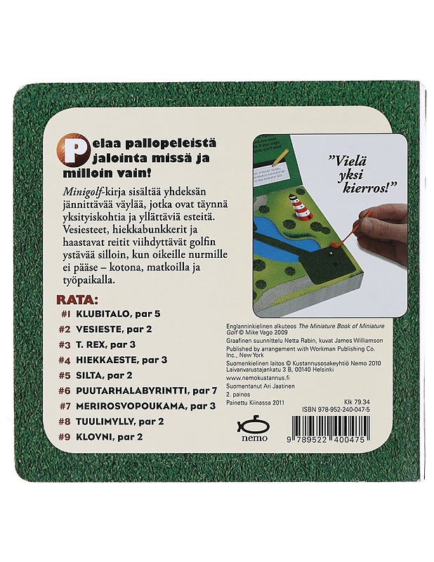 Minigolf - Vago, Mike - Harrastekirjat - 10105494294 - 1