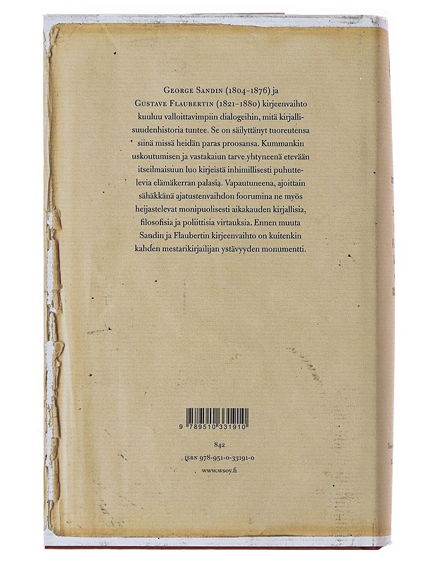 Rakas vanha trubaduuri : George Sandin ja Gustave Flaubertin kirjeenvaihtoa vuosilta 1863-1876 - Sand, George - Elämäkerrat ja muistelmat - 10105494324 - 1