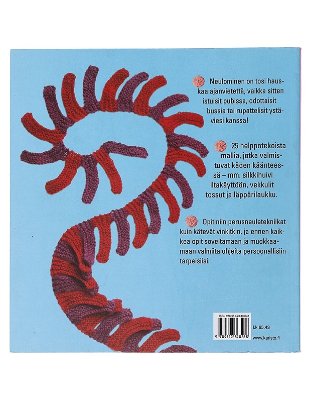 Koukussa neulomiseen : 25 vinkeää ohjetta: tosi helppoa, nopeaa ja hauskaa neulomista - Henderson, Rachel - Tietokirjat ja oppaat - 10105494353 - 1