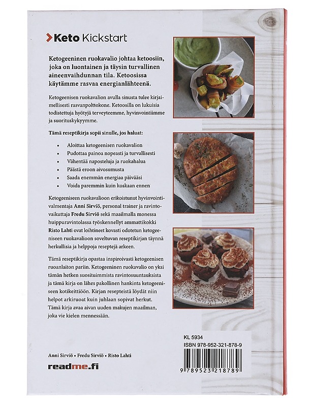 Keto-reseptejä - Sirviö, Anni - Ruokakirjat - 10105494378 - 1