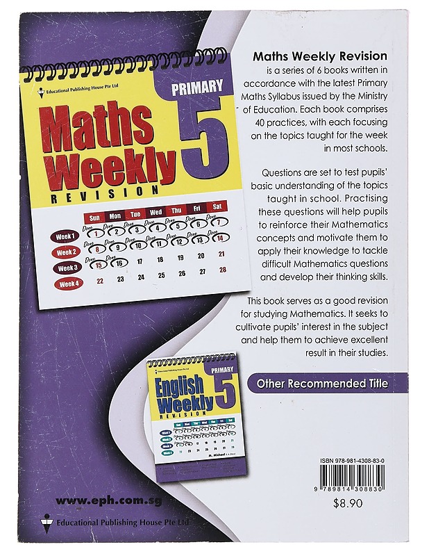 Maths Weekly Revision Primary 5 - Tietokirjat ja oppaat - 10105494383 - 1