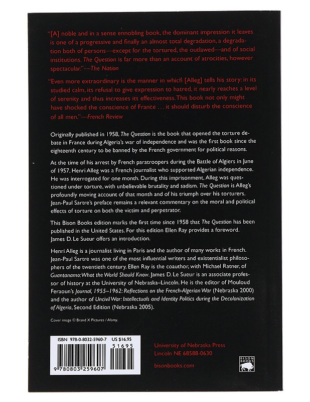 The Question - Henri Alleg - Tietokirjat ja oppaat - 10105494404 - 1