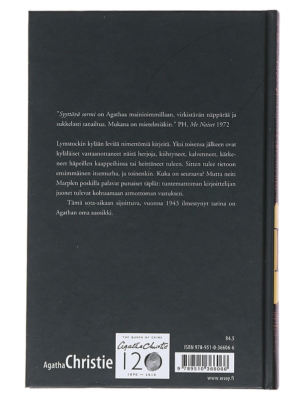 Syyttävä sormi - Christie, Agatha - Jännitys ja dekkarit - 10105494413 - 1